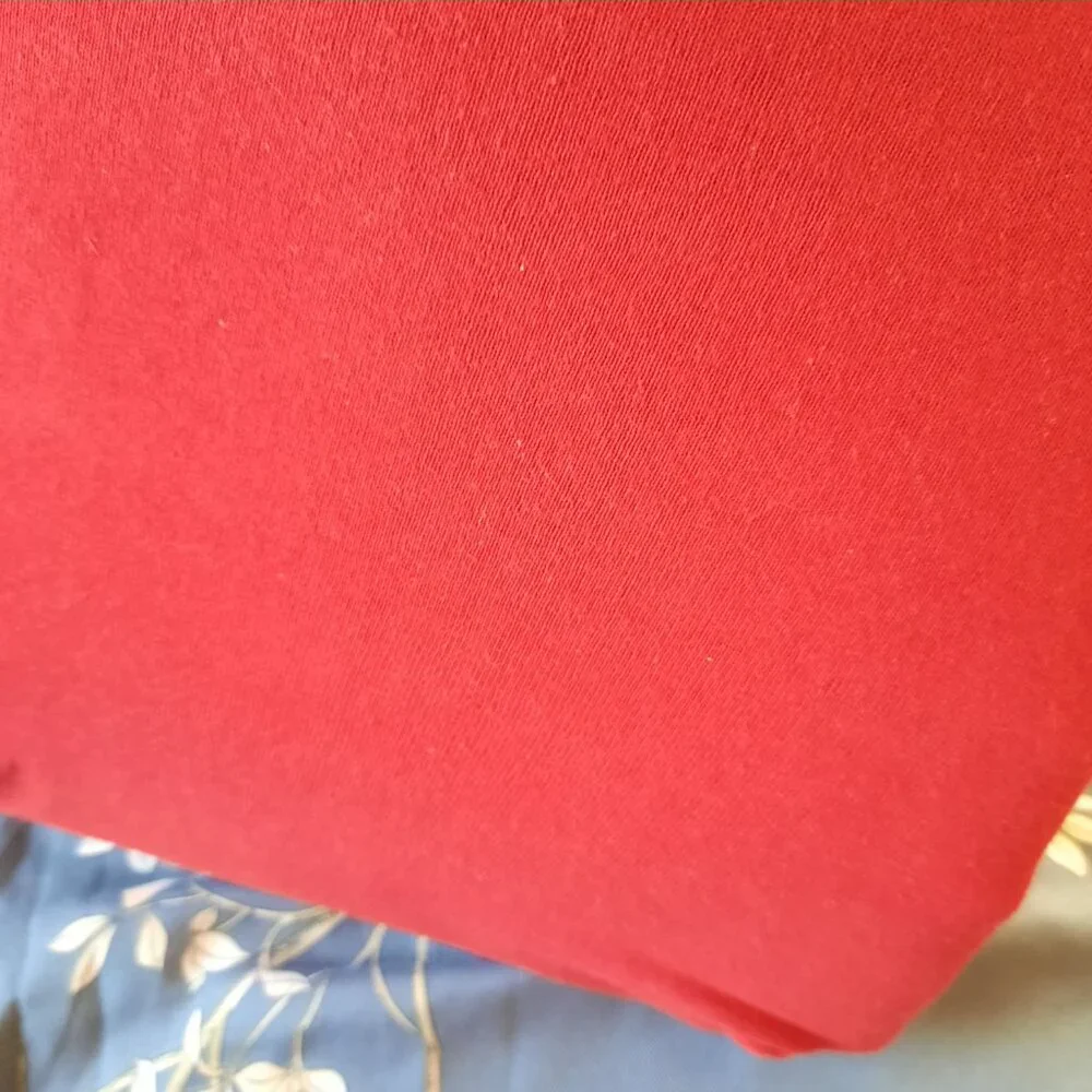 MAINSTAYS Jersey Knit Sheet Set NWT! - Red, Full Size Bed